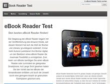 Tablet Screenshot of ebook-reader-tests.com